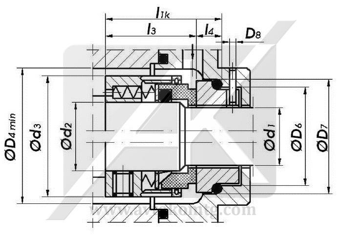 Торцевое уплотнение BV-1