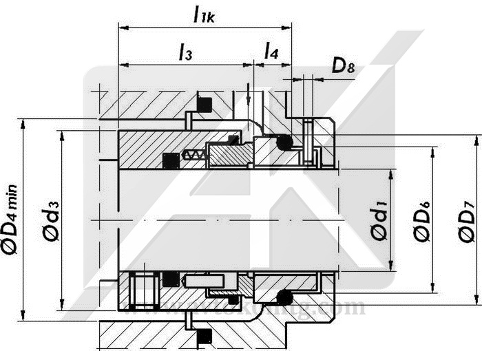 Торцевое уплотнение BV-2