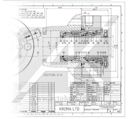 Пример уплотнения APIX по API 682