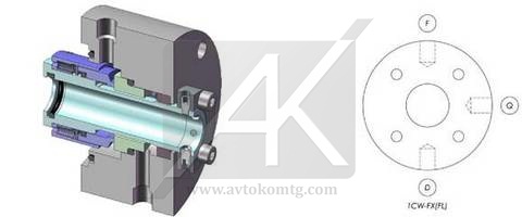 Уплотнение APIX 1CW-FX Тип A Категория 1 Компоновка 1