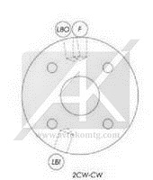 Уплотнение APIX 2CW-CW Тип B Категории 2,3 Компоновка 2
