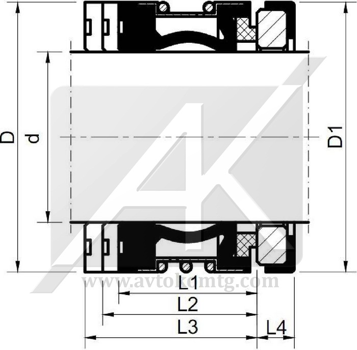 Аналог AESSEAL B05 / B052 / B053, John Crane T2100 / T2100K / T2100S, Vulcan 14 / 142 / 143, Sterling 540 / 542 / 543, Flowserve 140 / 142 / 143, Anga A4 / A41