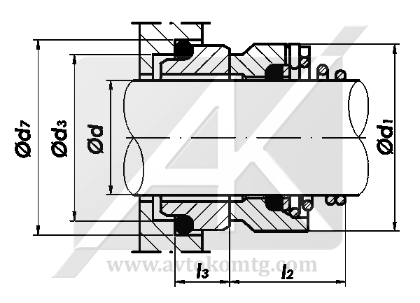 NT-1 торцевые уплотнения для насосов Hilge