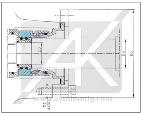 UCA APP торцевые уплотнения для насосов SULZER AHLSTROM