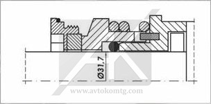 NT-LKH/0317 торцевые уплотнения для насосов Alfa Laval