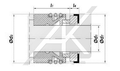 NM-LT Торцевое уплотнение с резиновым сильфоном