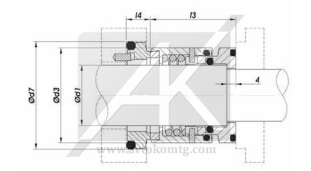 BT2V02 торцевые уплотнения для насосов Hilge