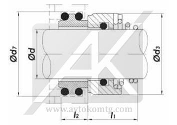 NT-HG-STX торцевые уплотнения для насосов Hilge