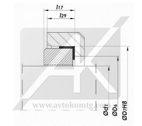 Тип S5G50 Неподвижные кольца