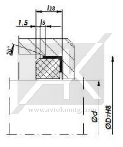 Неподвижные кольца ТИП S60
