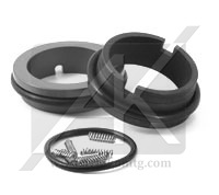 al-2 торцевое уплотнение с резиновым сильфоном 